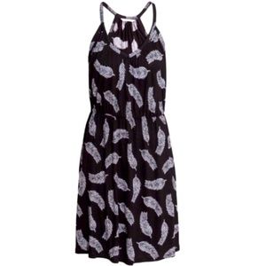 H&M feather dress